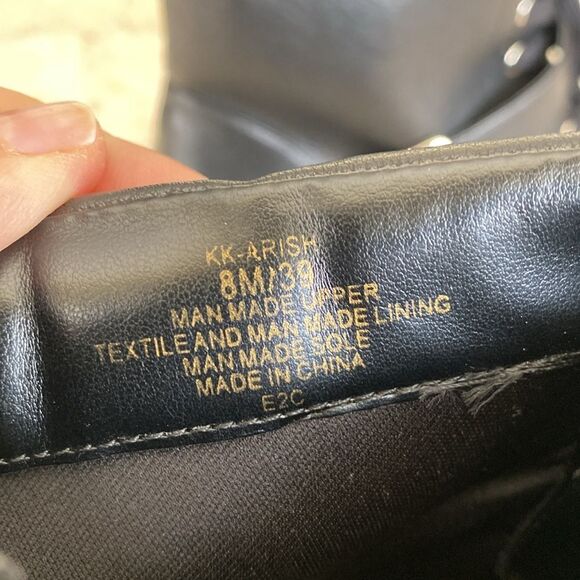 Kelly & Katie Vegan Leather Chunky Motorcycle Buckle Boots - Picture 14 of 16